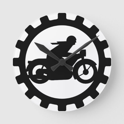 Mechanic Round Clock