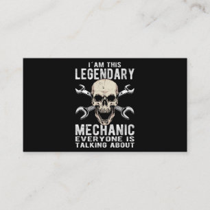 Mechanic Screwdriver Workshop Car Tool Tuning Sayi Business Card