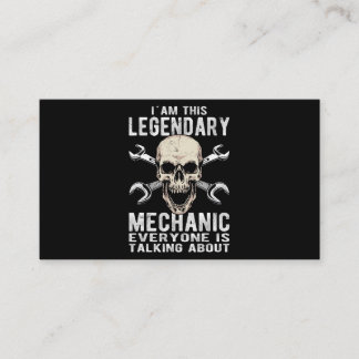 Mechanic Screwdriver Workshop Car Tool Tuning Sayi Business Card