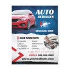 Mechanic Shop Auto Services Flyer Template