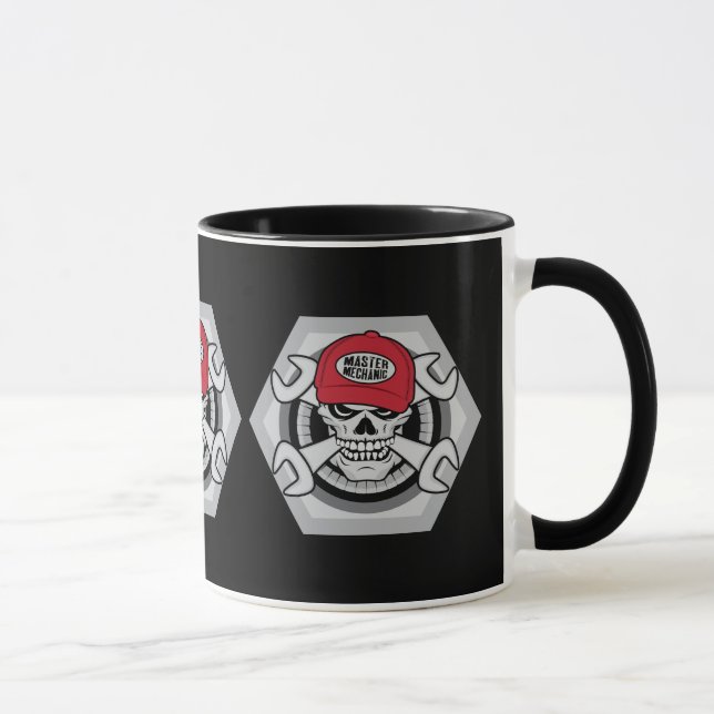 Mechanic Skull Mug (Right)