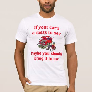 Mechanic T-shirt by occupationtshirts at Zazzle