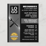 Mechanic Tools, Auto Mechanic/Repairs Advertising Flyer<br><div class="desc">Mechanic Tools,  Auto Mechanic & Repairs Advertising Flyers By The Business Card Store.</div>