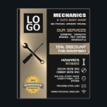Mechanic Tools, Auto Mechanic/Repairs Advertising Flyer<br><div class="desc">Mechanic Tools,  Auto Mechanic & Repairs Advertising Flyers By The Business Card Store.</div>