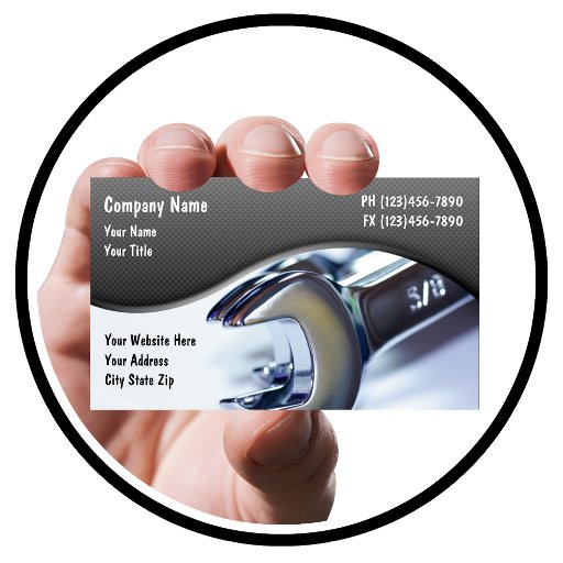 Customizable Automotive Business Cards