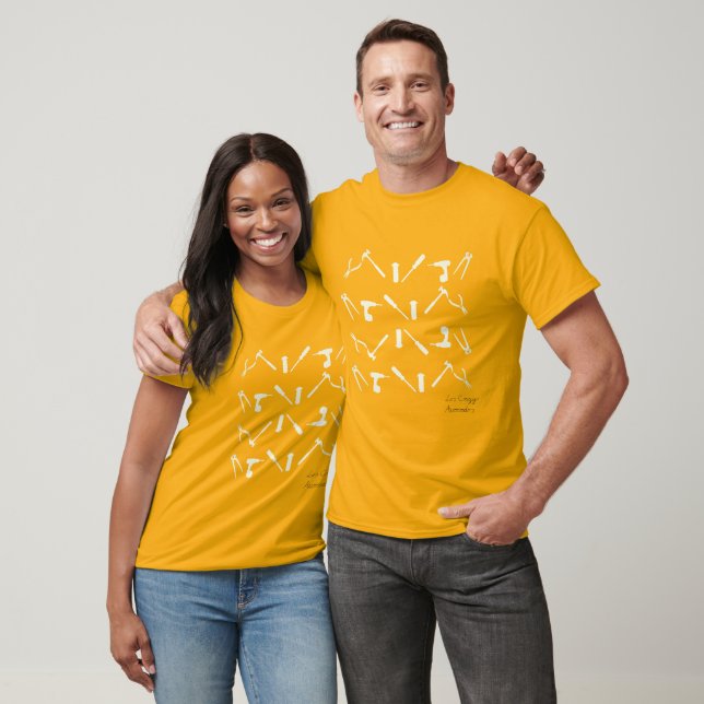 Mechanic Workshop Tools Pattern T-Shirt (Unisex)