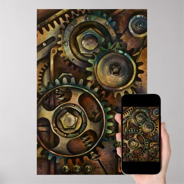 mechanical 1 poster | Zazzle