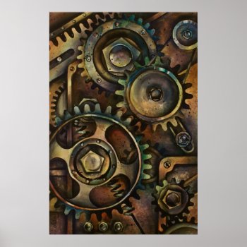 Mechanical 1 Poster by Slickster1210 at Zazzle
