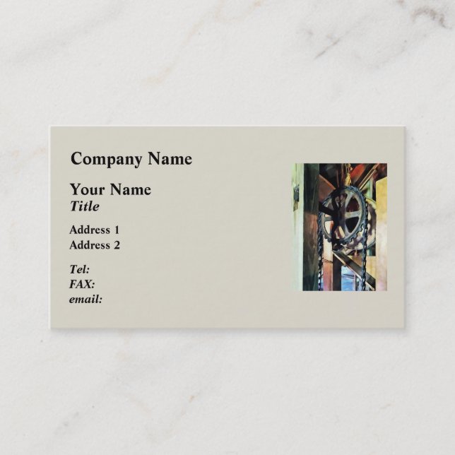 Mechanical Advantage Business Card (Front)