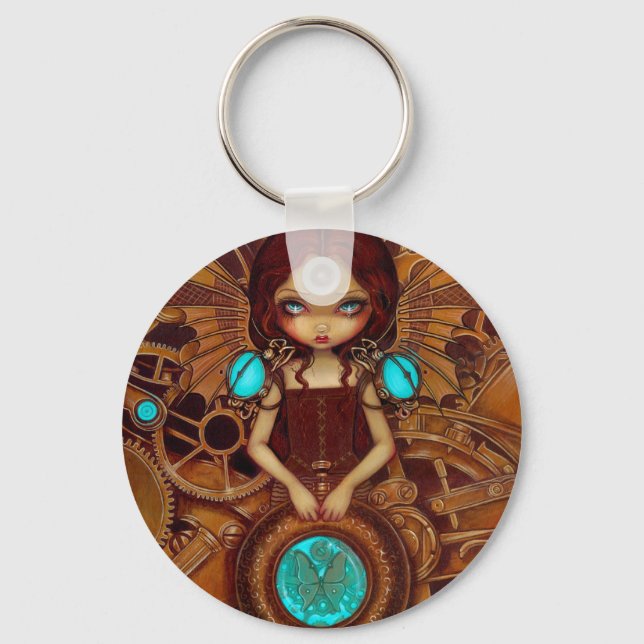 "Mechanical Angel I" Keychain (Front)