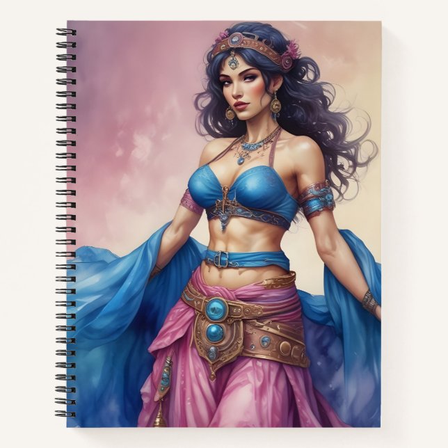 Mechanical Belly Dance Notebook (Front)