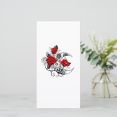 Mechanical Crescent with Red Roses (Standing Front)