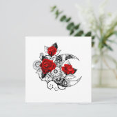 Mechanical Crescent with Red Roses (Standing Front)