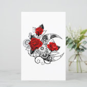 Mechanical Crescent with Red Roses (Standing Front)