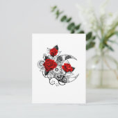 Mechanical Crescent with Red Roses (Standing Front)