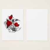 Mechanical Crescent with Red Roses (Front & Back)