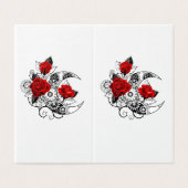 Mechanical Crescent with Red Roses (Outside Unfolded)