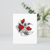 Mechanical Crescent with Red Roses (Standing Front)