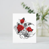 Mechanical Crescent with Red Roses (Standing Front)