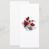 Mechanical Crescent with Red Roses (Front/Back)