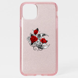 Mechanical Crescent with Red Roses Speck iPhone 11 Pro Max Case