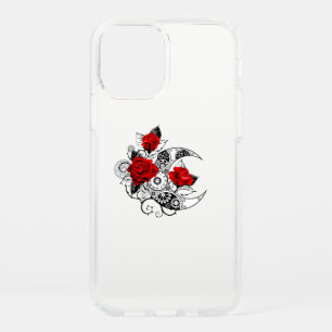Mechanical Crescent with Red Roses Speck iPhone 12 Pro Case