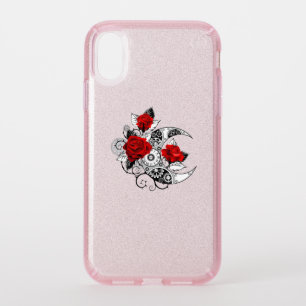 Mechanical Crescent with Red Roses Speck iPhone XR Case