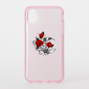 Mechanical Crescent with Red Roses Speck iPhone XS Case
