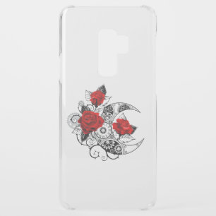 Mechanical Crescent with Red Roses Uncommon Samsung Galaxy S9 Plus Case