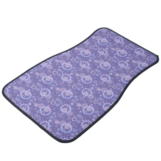 Mechanical Design Gears Car Floor Mat (Angled)