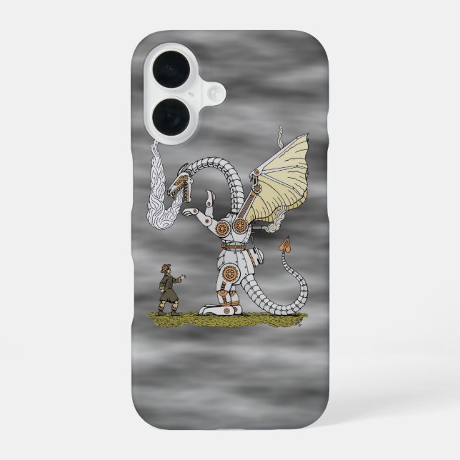 Mechanical Dragon Iphone Case (Back)