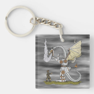 Mechanical Dragon Keychain
