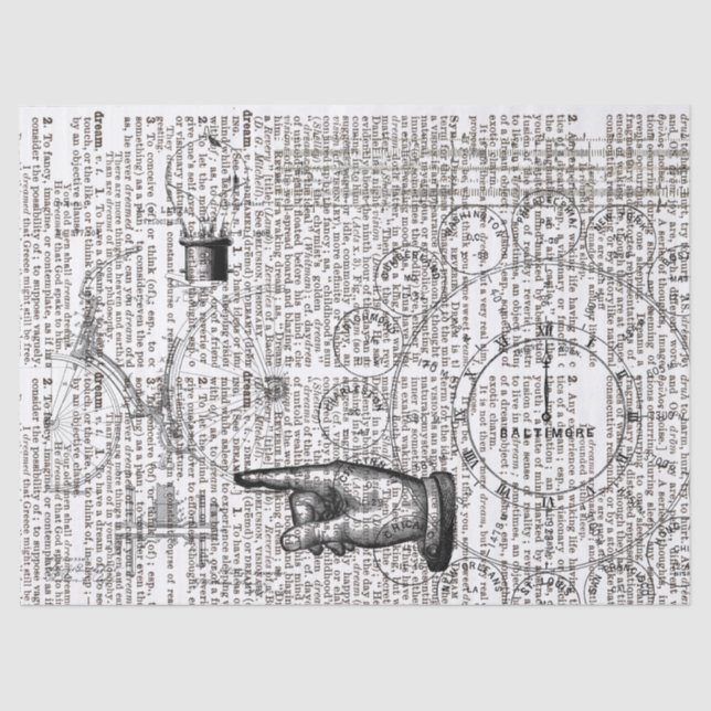 Mechanical Dream Tissue Paper (Front)