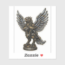 Mechanical Eagle Sticker — Steampunk Biker 