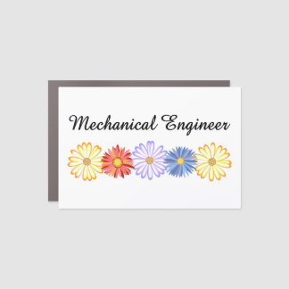 Mechanical Engineer Asters Car Magnet