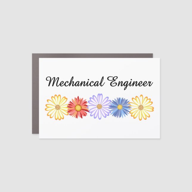 Mechanical Engineer Asters Car Magnet (Front)