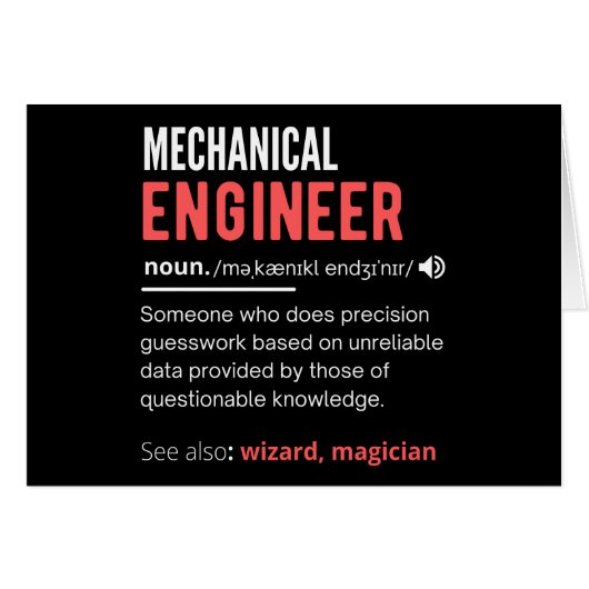 Mechanical ENGINEER Cards (Front Horizontal)