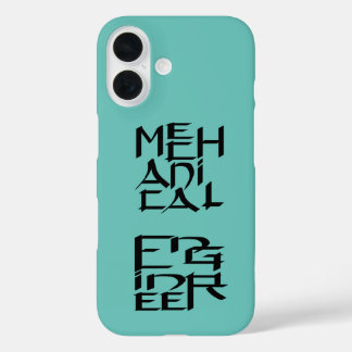 Mechanical Engineer Character iPhone 16 Case