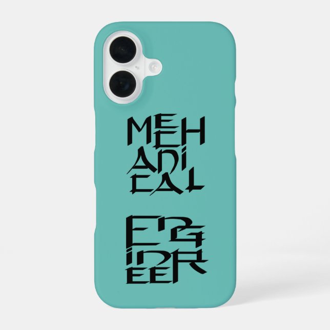 Mechanical Engineer Character Iphone Case (Back)