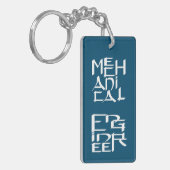 Mechanical Engineer Character Keychain (Front Left)
