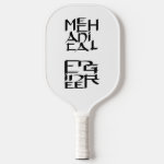 Mechanical Engineer Character Pickle Ball Paddles