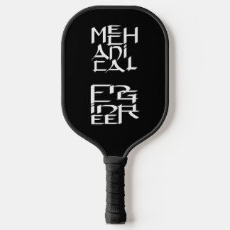 Mechanical Engineer Character Pickleball Paddle