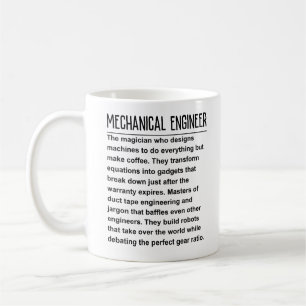 Mechanical engineer coffee mug