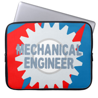 Mechanical Engineer Color Block Laptop Sleeve