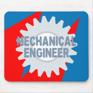Mechanical Engineer Color Block Mouse Pad