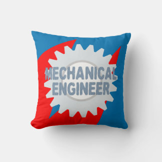 Mechanical Engineer Color Block Throw Pillow