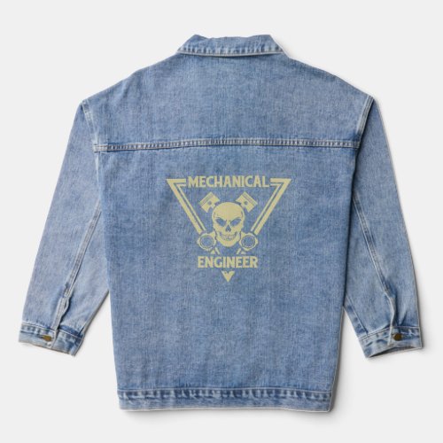 Mechanical Engineer  for Engineer Student Engineer Denim Jacket