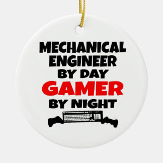 Mechanical Engineer Gamer Ceramic Ornament