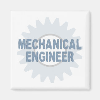 Mechanical Engineer Gear Blue Gray Magnet