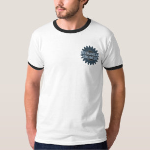 Mechanical Engineer Gear Blue Gray T-Shirt